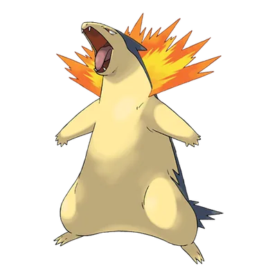 Typhlosion official artwork