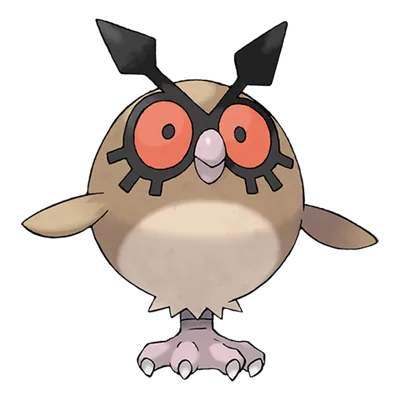 Hoothoot official artwork