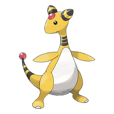 Ampharos official artwork