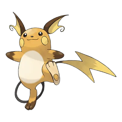 Raichu official artwork