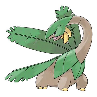 Tropius official artwork