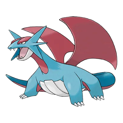 Salamence official artwork