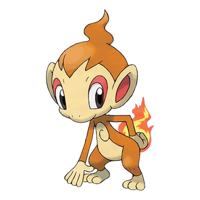 Chimchar official artwork