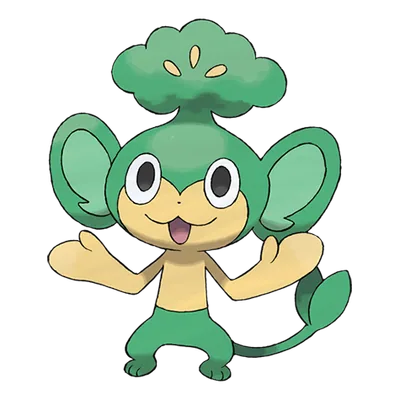 Pansage official artwork