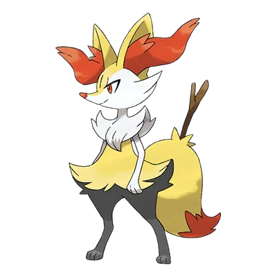 Braixen official artwork