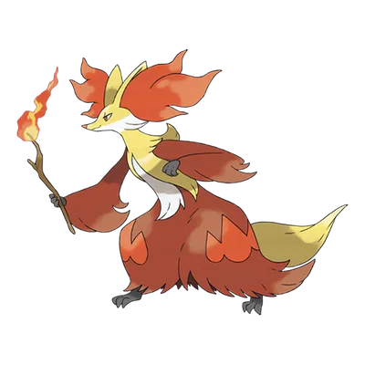 Delphox official artwork