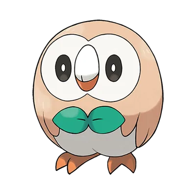 Rowlet official artwork