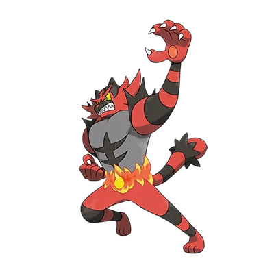 Incineroar official artwork