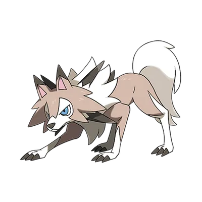 Lycanroc official artwork