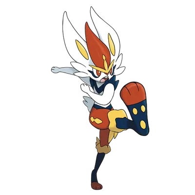 Cinderace official artwork