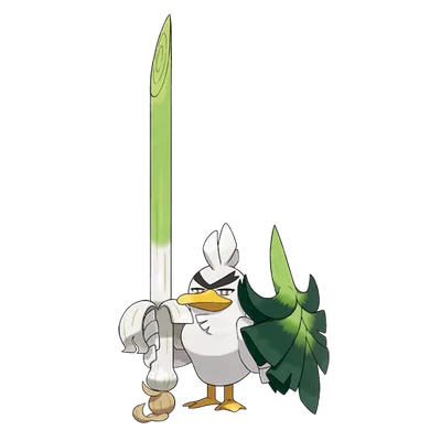 Sirfetch'd official artwork